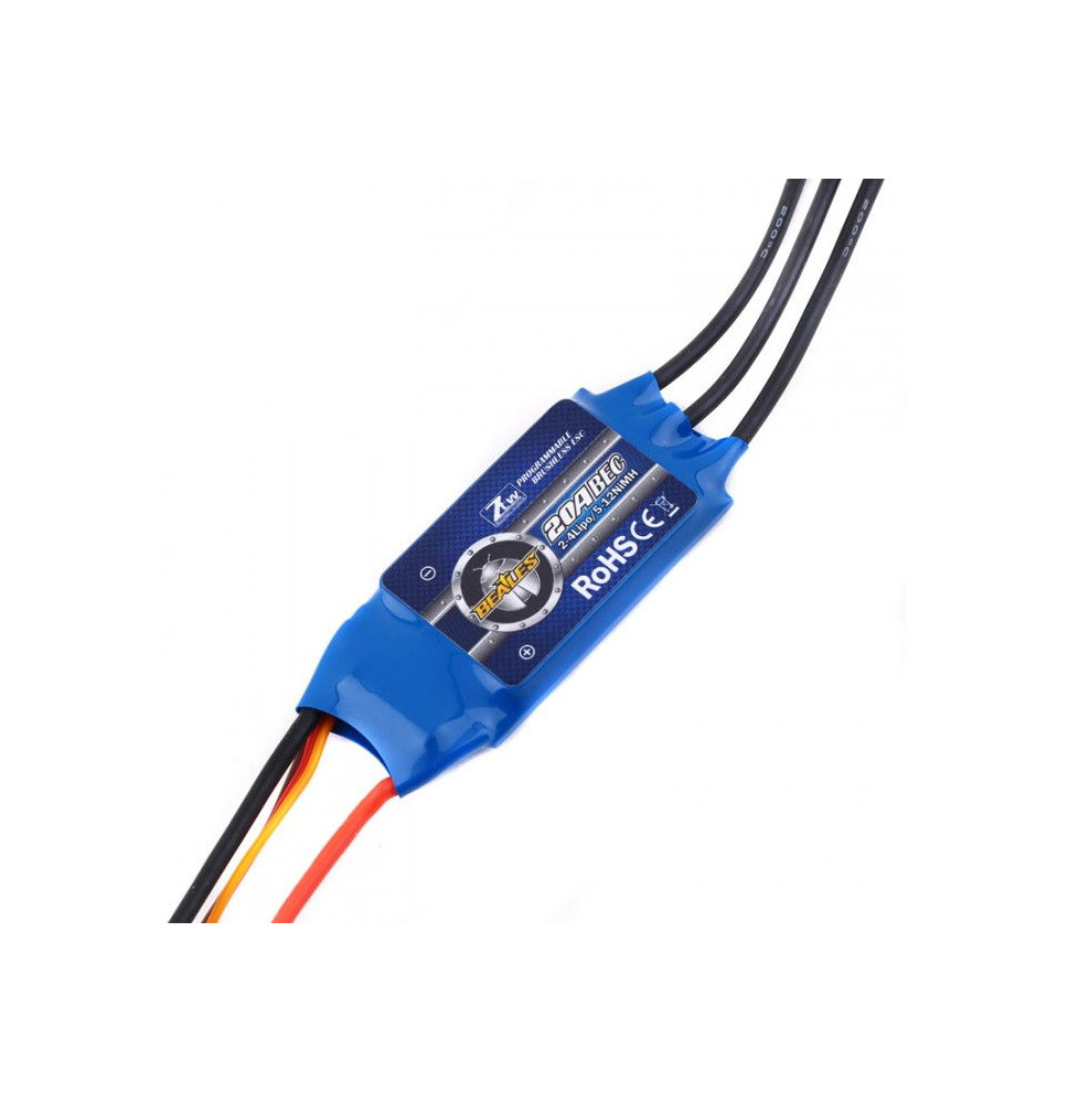 Regulator brzine motora ZTW Beatles 20A - BEC 5V 3A-020