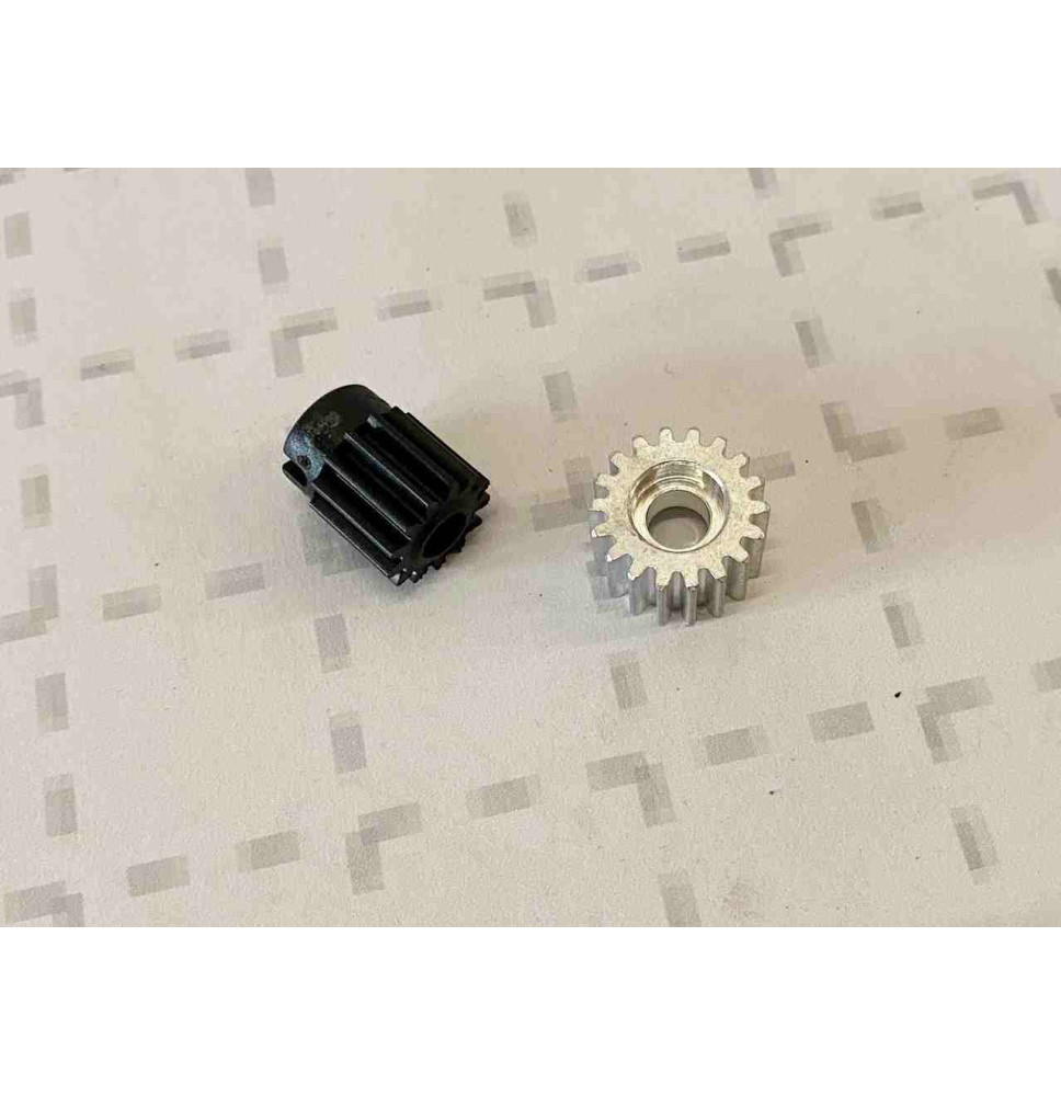 Prenosni zobniki (2) majhen aluminija in plastike/DF-7247