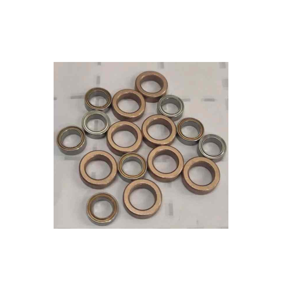 Kroglični ležaj 6,35x9,5x2,5x3,175 (8), drsni ležaj 12x8x3,5 (8)/DF-7621