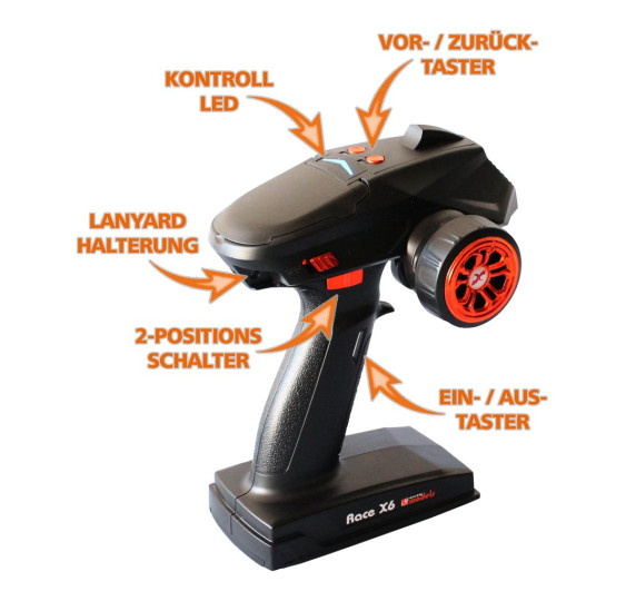 RACE X6 - 5CH daljinski upravljač/DF-2220