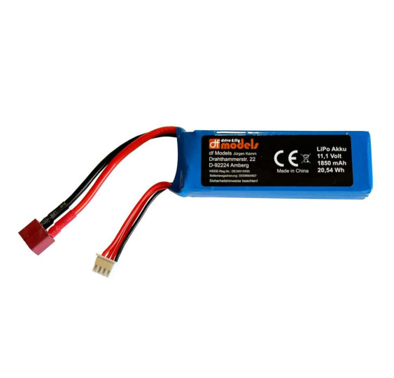 LiPo baterija 3S 11,1 Volt - 1850mAh - 20,54 Wh/DF-6960