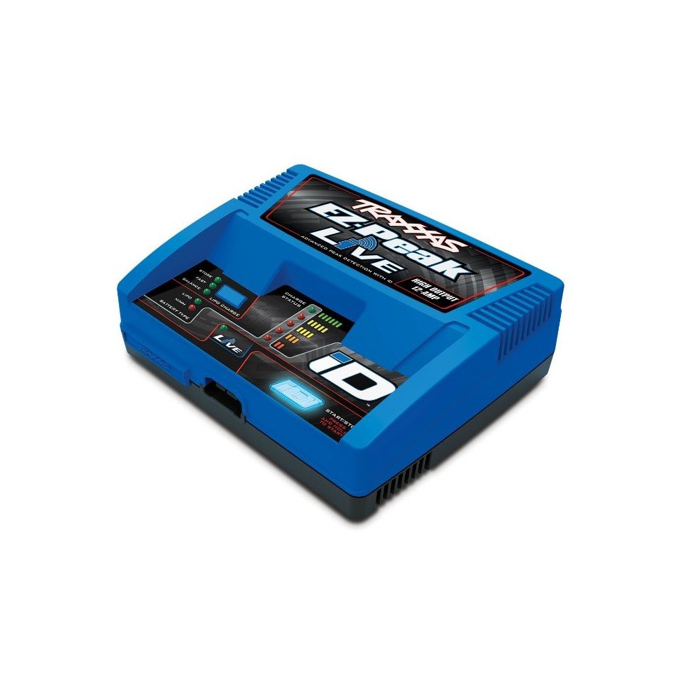 EZ-PEAK HITRI POLNILEC LIVE, 100W, DO 12A, NIMH/LIPO DO 4S TRAXXAS Z ID-PREPOZNAVA BATERIJE (EU-RAZLIČICA)