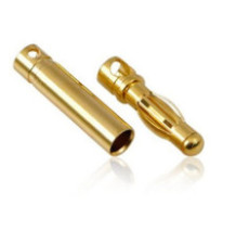 GOLD KONEKTOR BANANA/3,5mm/PAR