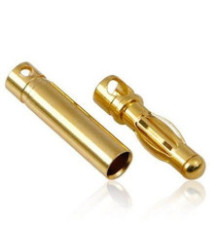 GOLD KONEKTOR BANANA/5,5mm/PAR