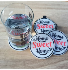 Podmetači za čaše Home Sweet Home