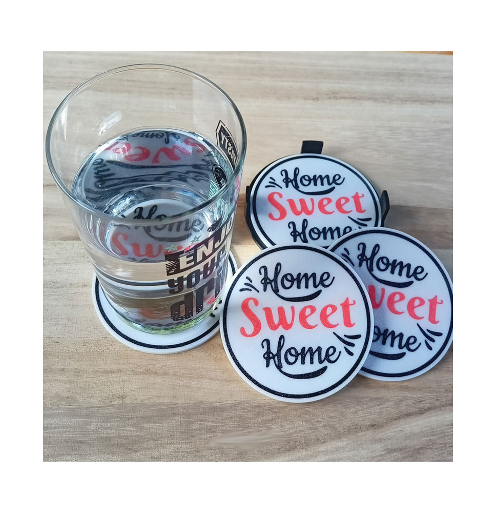 Podmetači za čaše Home Sweet Home