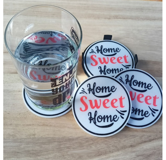 Podmetači za čaše Home Sweet Home