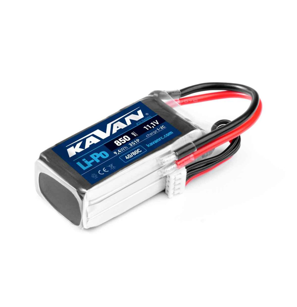 KAVAN Li-Po 850mAh/11,1V 40/80C 9,4Wh/KAV-6001