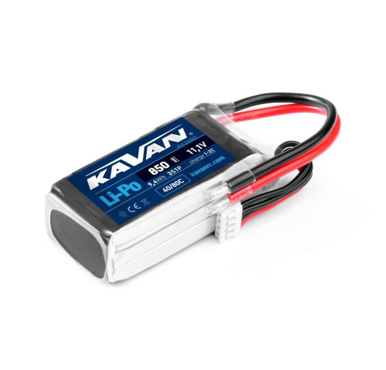 KAVAN Li-Po 850mAh/11,1V 40/80C 9,4Wh/KAV-6001