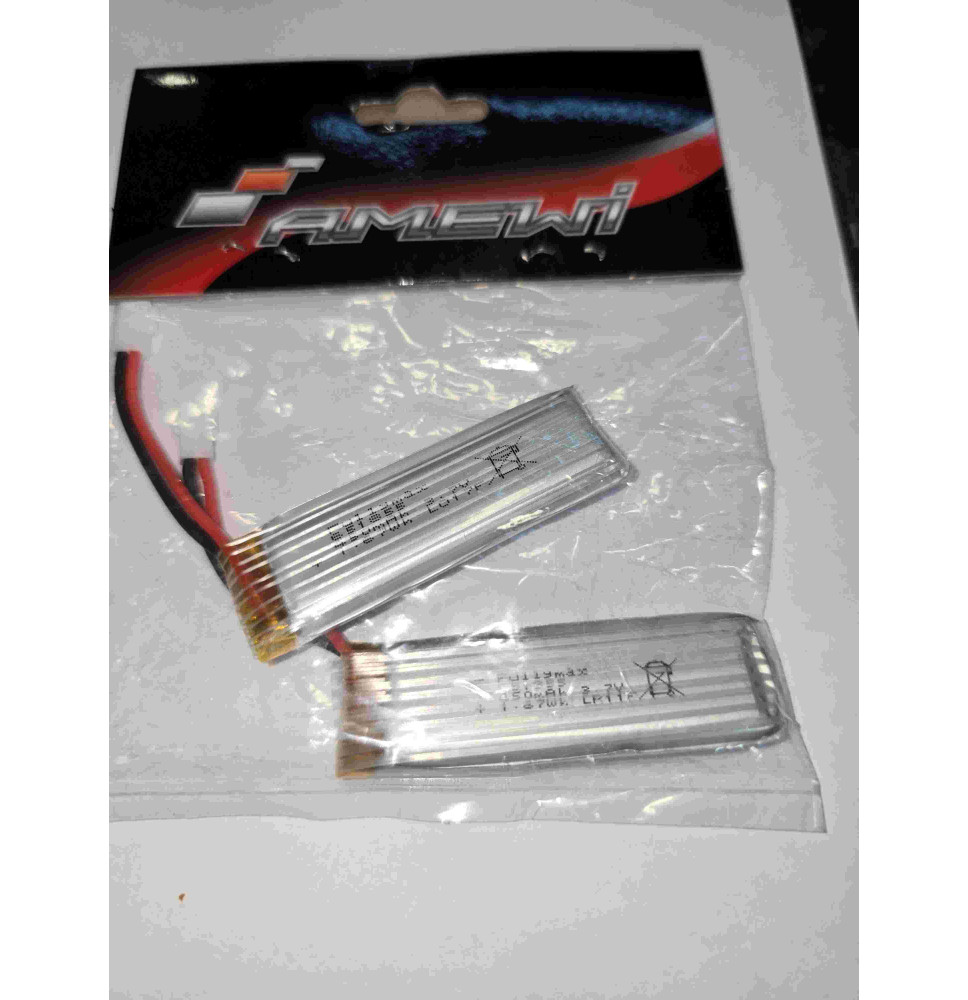 LiPo baterija 1S 3.7V 450mAh (2 komada)/AMW-17