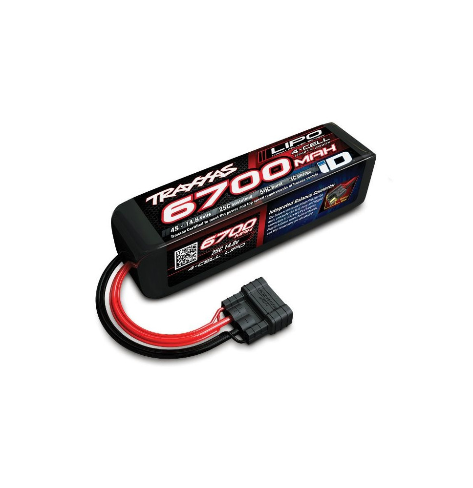 Li-Po 6700mAh 14,8V/4S/ 25C TRAXXAS z ID-Konektorjem (L178xV452890