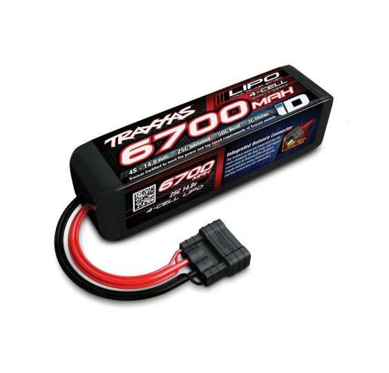 Li-Po 6700mAh 14,8V/4S/ 25C TRAXXAS z ID-Konektorjem (L178xV452890