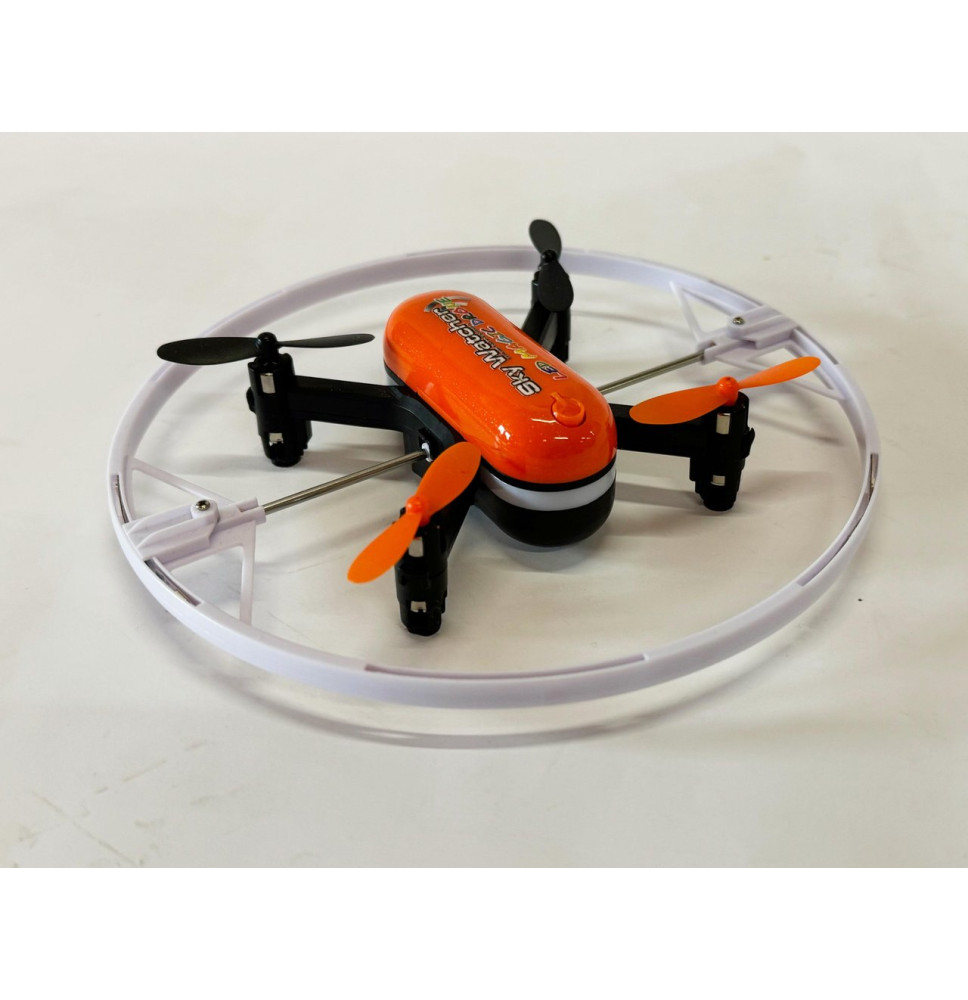 Dron LED Magic SkyWatcher Para Niños Desde 8 Años - Diámetro 15 Cm, Anillo LED, Control Remoto 2.4GHz