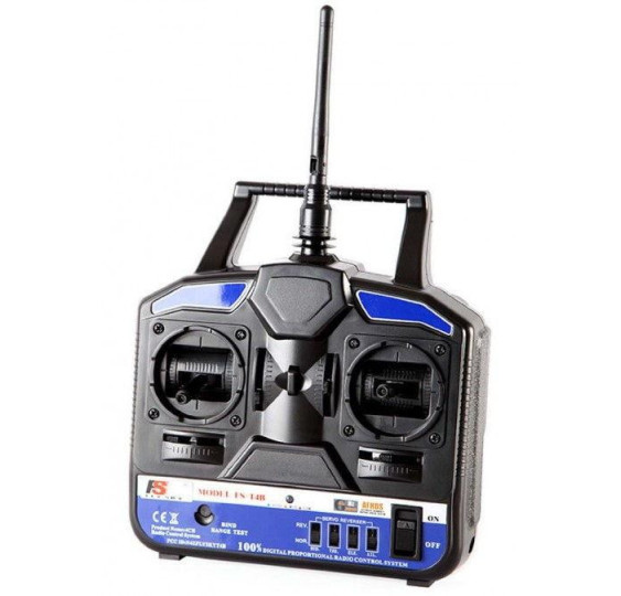 FLYSKY- FS-T4B/C 4CH 2.4GHz +SPREJEMNIK-R6B