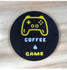 Podstavki za kozarce Coffee & Game
