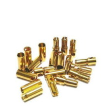 GOLD KONEKTOR BANANA 5mm PAR