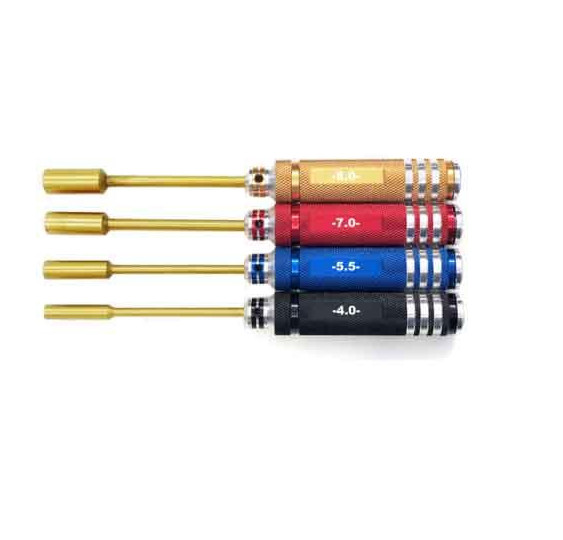 MODSTER IMBUS KLJUČ OD ČELIKA OBLOŽENOG TITANIJOM (4) KOMADA