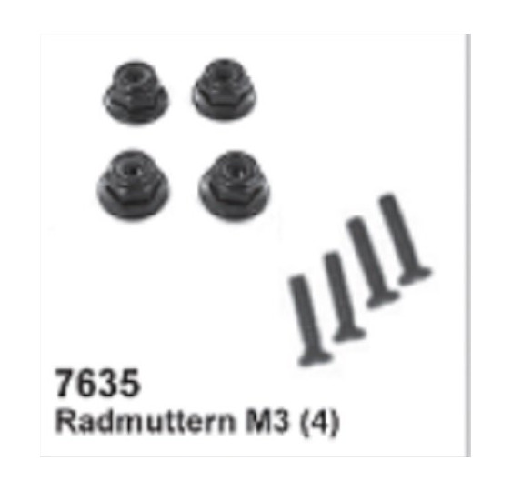 Kolesni vijaki/matice (4) za FunRacer (od 23-3-2024)/DF-7635