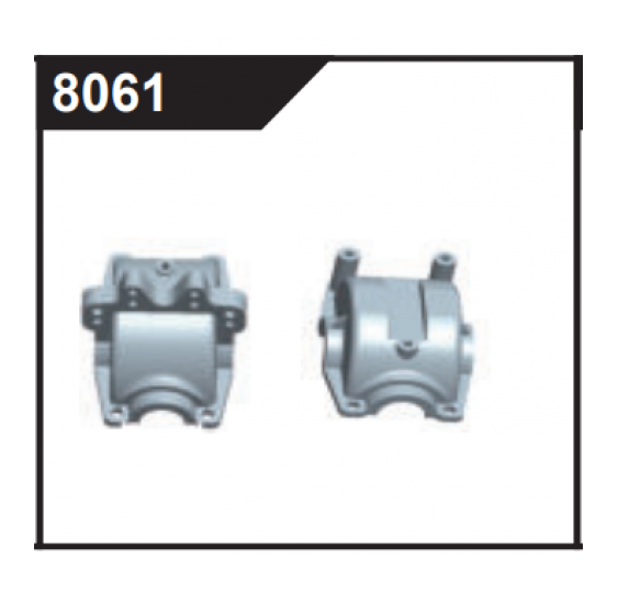 Ohišje diferenciala v/h (1) za Pro mini 1:18/DF-8061