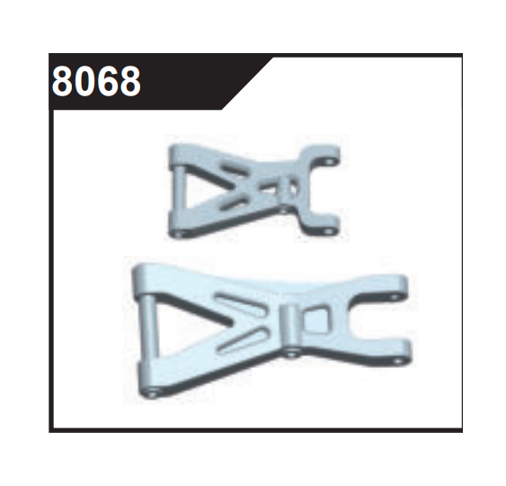 DONJE RUKE / PREDNJE I STRAŽNJE ZA TRUCK PRO MINI 3132/DF-8068