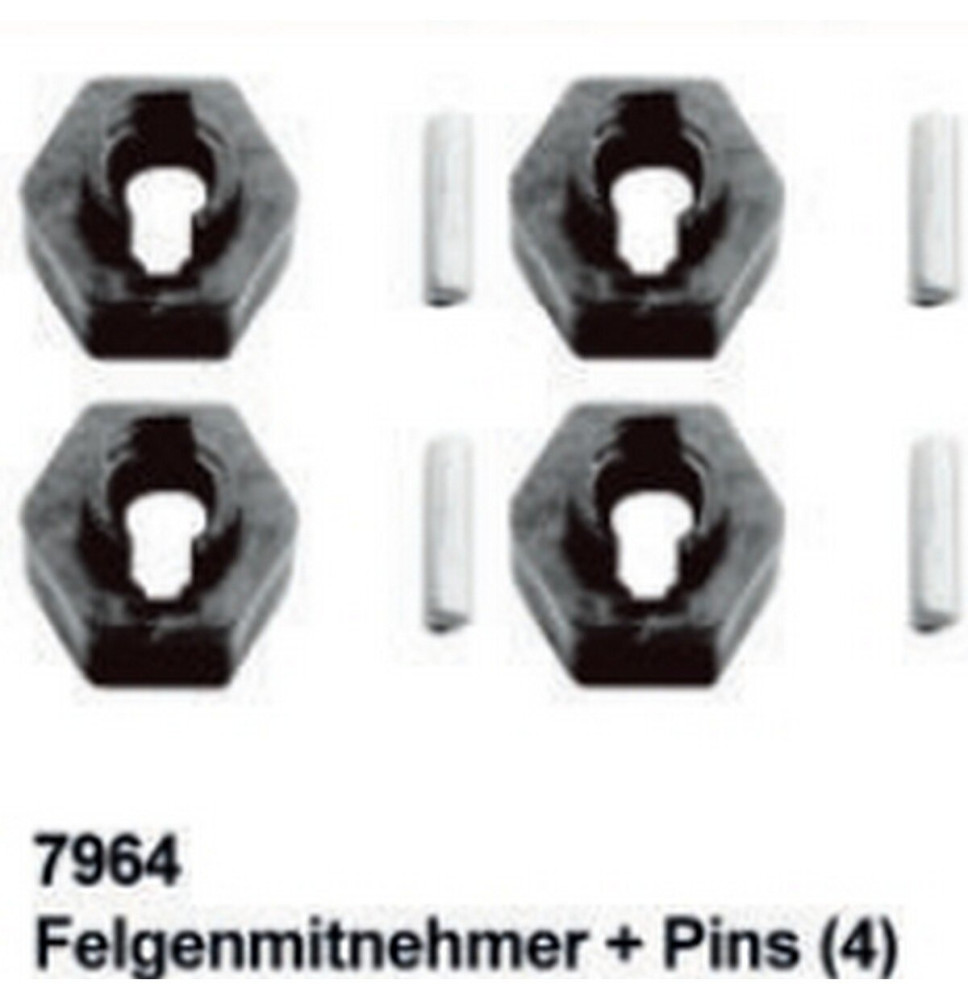 Pogon za platišča + zatiči (4) ZA 3162/DF-7964