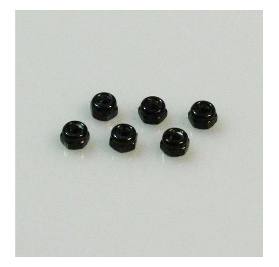 Matice samovarovalne M4x4 črne (6)/DF-6834