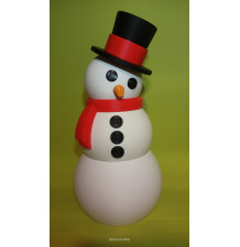 Snjegović sa šeširom 42cm