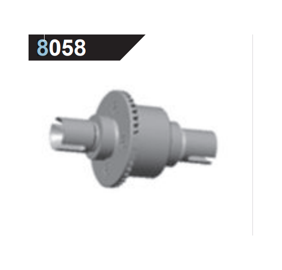 Diferencijal prednji/stražnji 3132 DF-pro mini/DF-8058