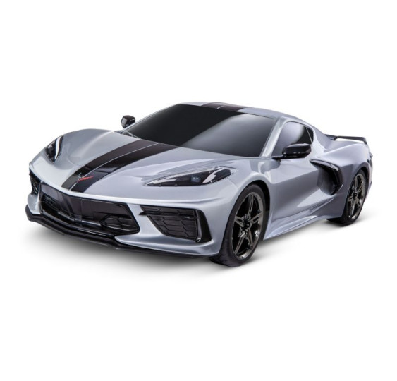SLVR TRAXXAS 4TEC 3.0 CORVETTE C8 BLACK 1/9 SPORTSMAN RTR BRUŠIRANI, BEZ BATERIJE I PUNJAČA *PROMO*/TRAXX-93054