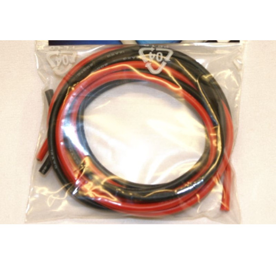 savitljivi silikonski kabel 14AWG 1m crveni & 1m crni 2,5mm²/TRAXX-103