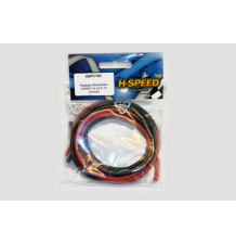 savitljivi silikonski kabel 14AWG 1m crveni & 1m crni 2,5mm²/TRAXX-103