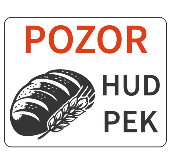 Opozorilna tabla Pozor hud pek