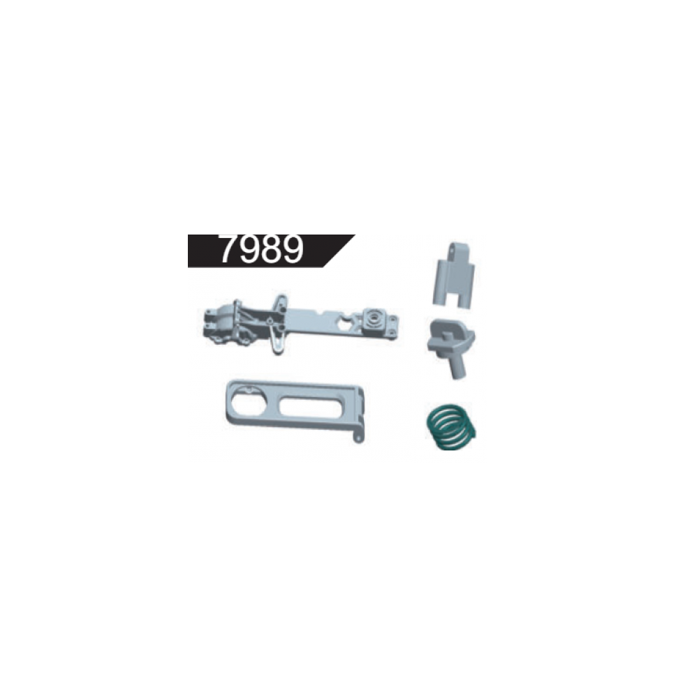 Sprednji zgornji del + držalo za baterije/DF-7989
