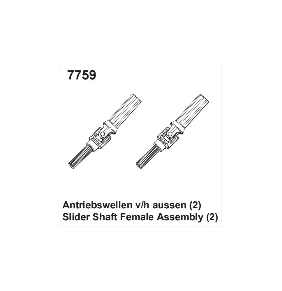Pogonske gredi zunanje (2)/DF-7759