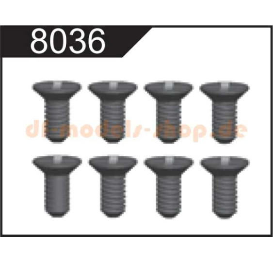 Samorezni vijaki z ugrezno glavo 2,6 x12 za Buggy xl/DF-8036