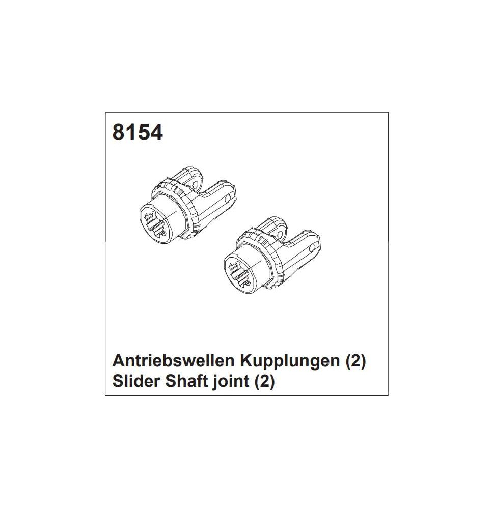 Spojke pogonske gredi za Z10 XL-Competition (2)/DF-8154