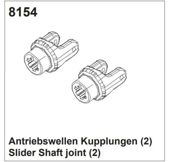 Spojke pogonske gredi za Z10 XL-Competition (2)/DF-8154