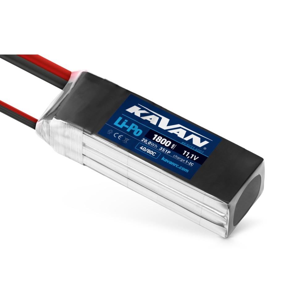 KAVAN Li-Po 1800mAh/11,1V 40/80C 20,0Wh/KAV-6007