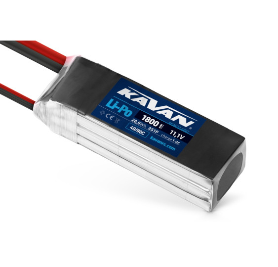 KAVAN Li-Po 1800mAh/11,1V 40/80C 20,0Wh/KAV-6007