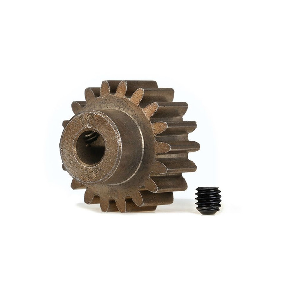 ⚙️ Pogonski zobnik (Motorritzel) 18Z – za 5 mm os, jekleni glavni zobnik (Modul 1)/TRAXXAS-6491X