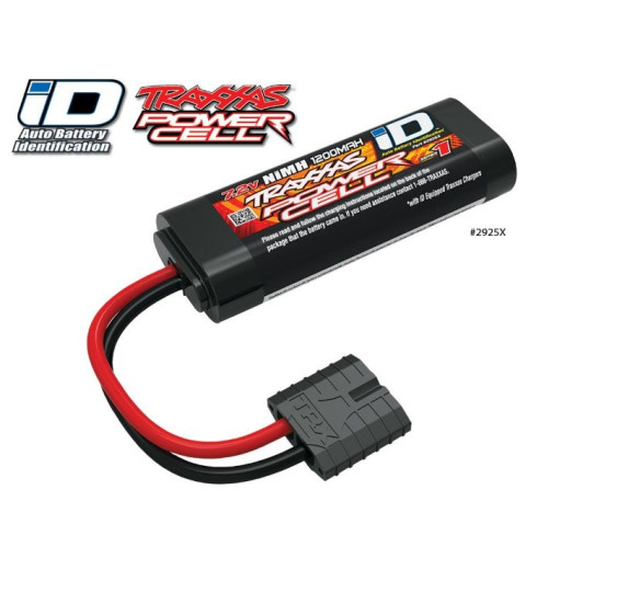 Baterija NiMH 6-celicna („Stick“) baterija 1200 mAh, 7,2 V, z iD vtičem (ZA 1/16)TRXX-2925X