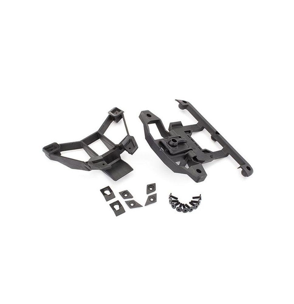 Nosilce karoserije spredaj/zadaj s privitki (vijaki) za modele TRAXXAS Maxx/TRX8915