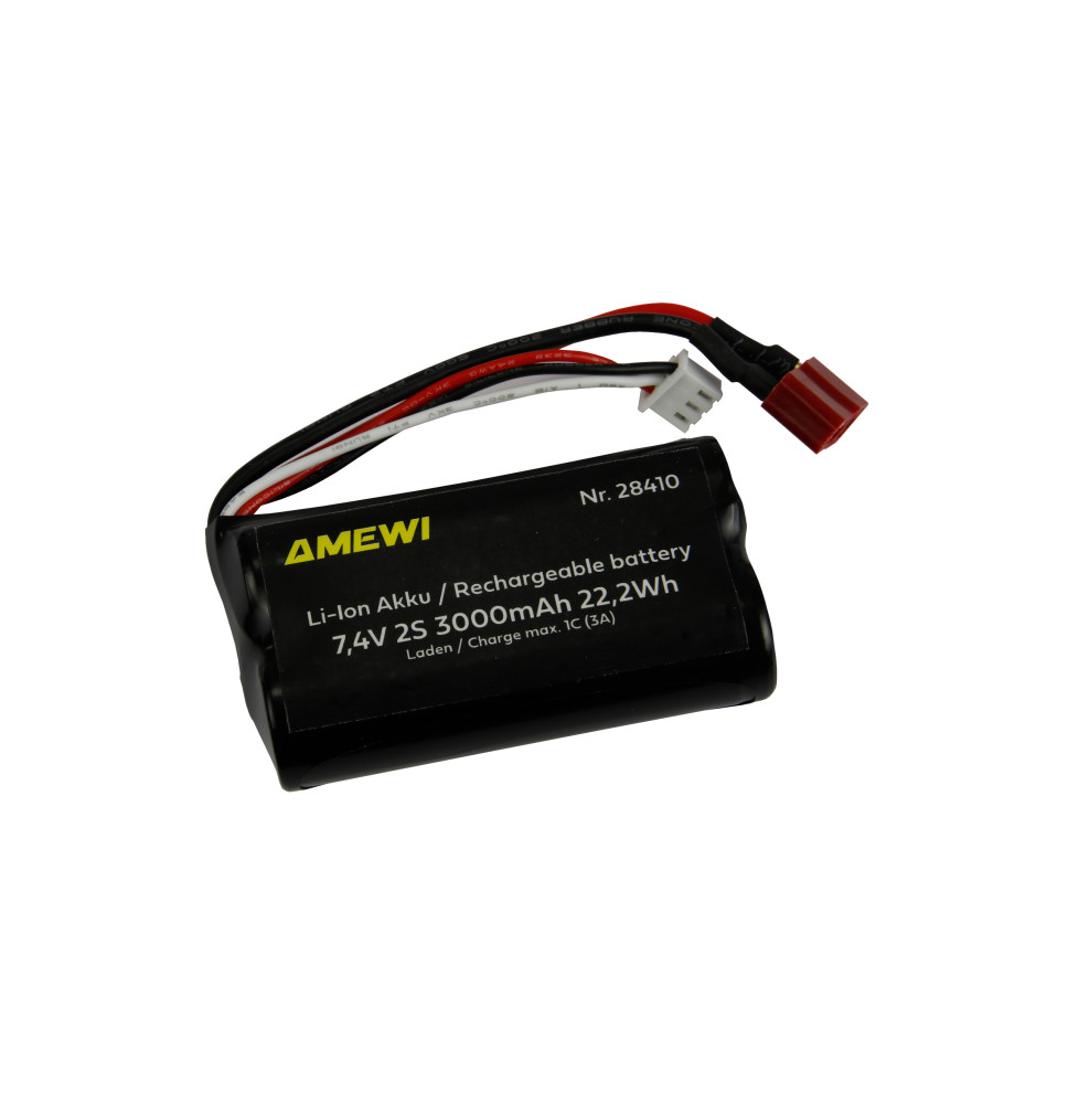 Li-Ion baterija 2S 7,4 V 3000 mAh T-priključak/AMW28410