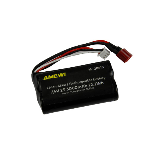 Li-Ion baterija 2S 7,4 V 3000 mAh T-priključak/AMW28410