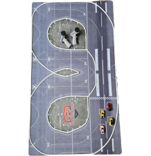 Dirkaška podloga/Airfield Racetrack 160×90 cm-za Pocket Racerje/PRM-AF