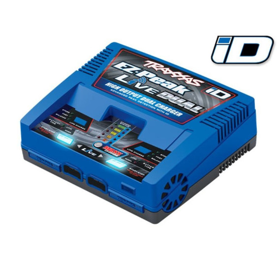 Traxxas EZ-Peak Live Dual 200W (26A) – Polnilec z dvojnim izhodom in iD prepoznavo/2973G