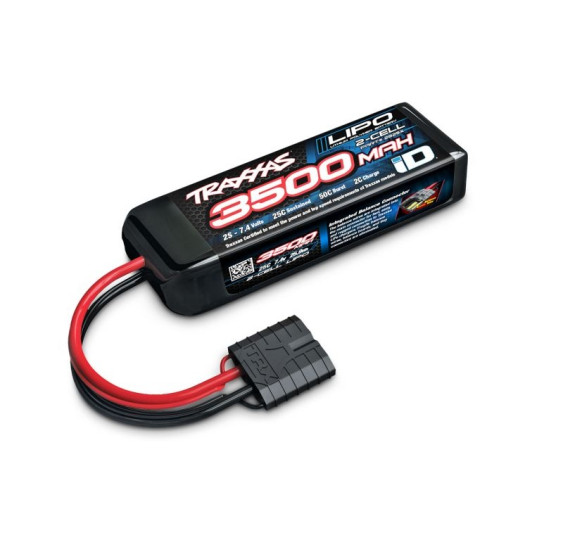 Traxxas LiPo 3500 mAh 7,4 V 2 s 25 C (ID-stekker) (L110×B35×H22 mm)/2825X