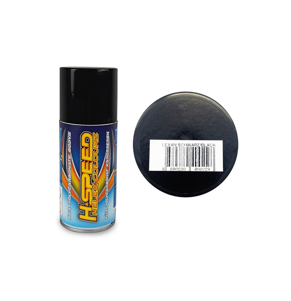 Lexan Spray črna 150 ml H-SPEED/HSPS002