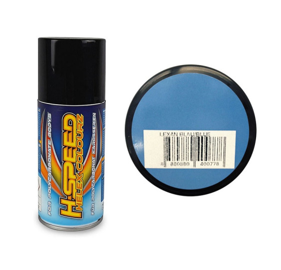 Lexan sprej moder 150 ml H-SPEED/S007