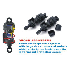 HSP GT 1/10 2,4 GHz Brushed On-Road, Rdeča